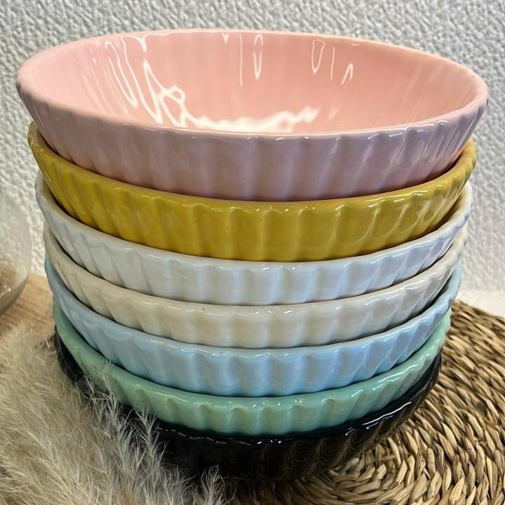 Bowls redondo ondulado (color)