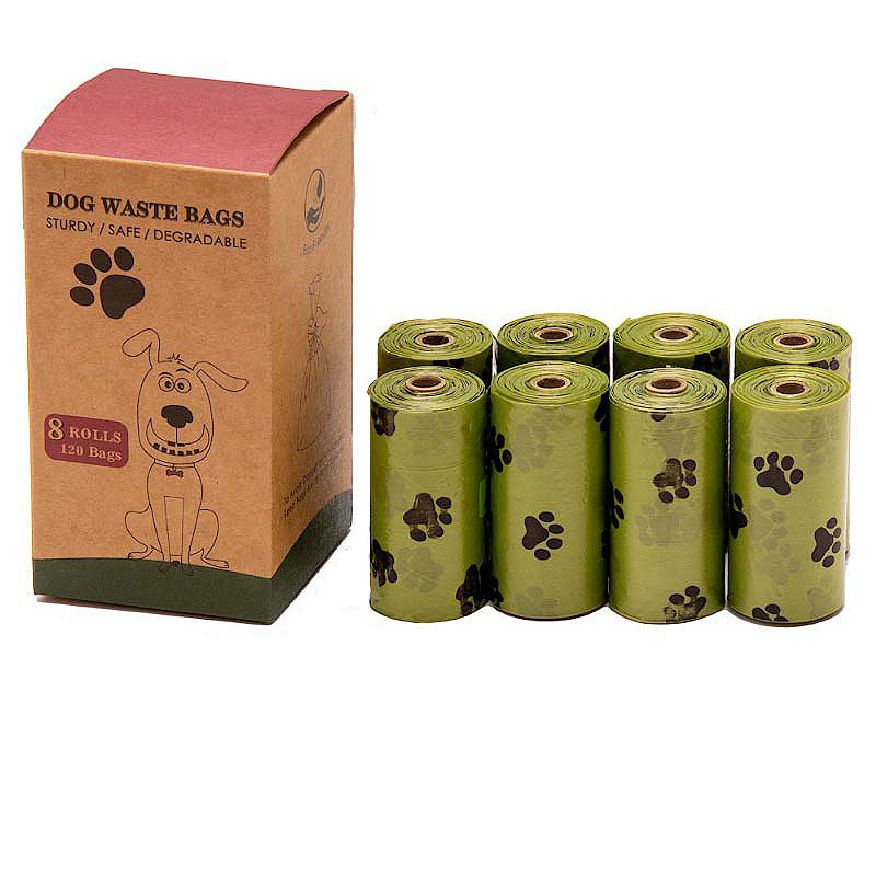 Bolsitas Sanitaria Biodegradable Mascota Resistentes 8 Rollo
