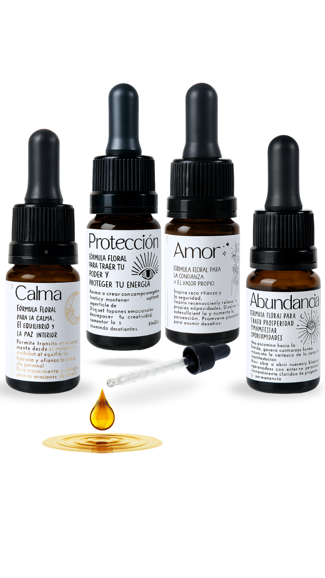 Elixires Vibracionales, Formulas con Flores de Bach (10ml)