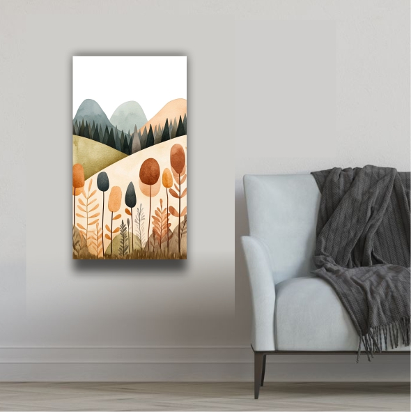 Cuadro Decorativo en pvc apto exterior 70x50cm Paisaje