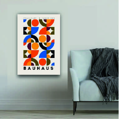 Cuadro Decorativo en pvc apto exterior 70x50cm Bauhaus
