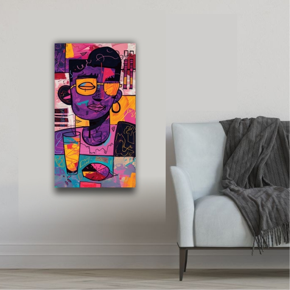 Cuadro Decorativo en pvc apto exterior 70x50cm