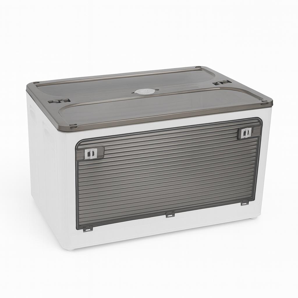 Canasto Cajón Organizador Plegable Apilable Multiuso Liviano